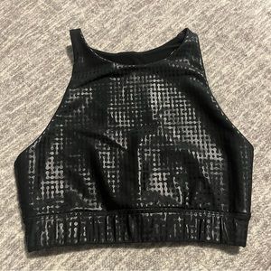 Peloton Show Up Digital Foil High Neck Sports Bra xs